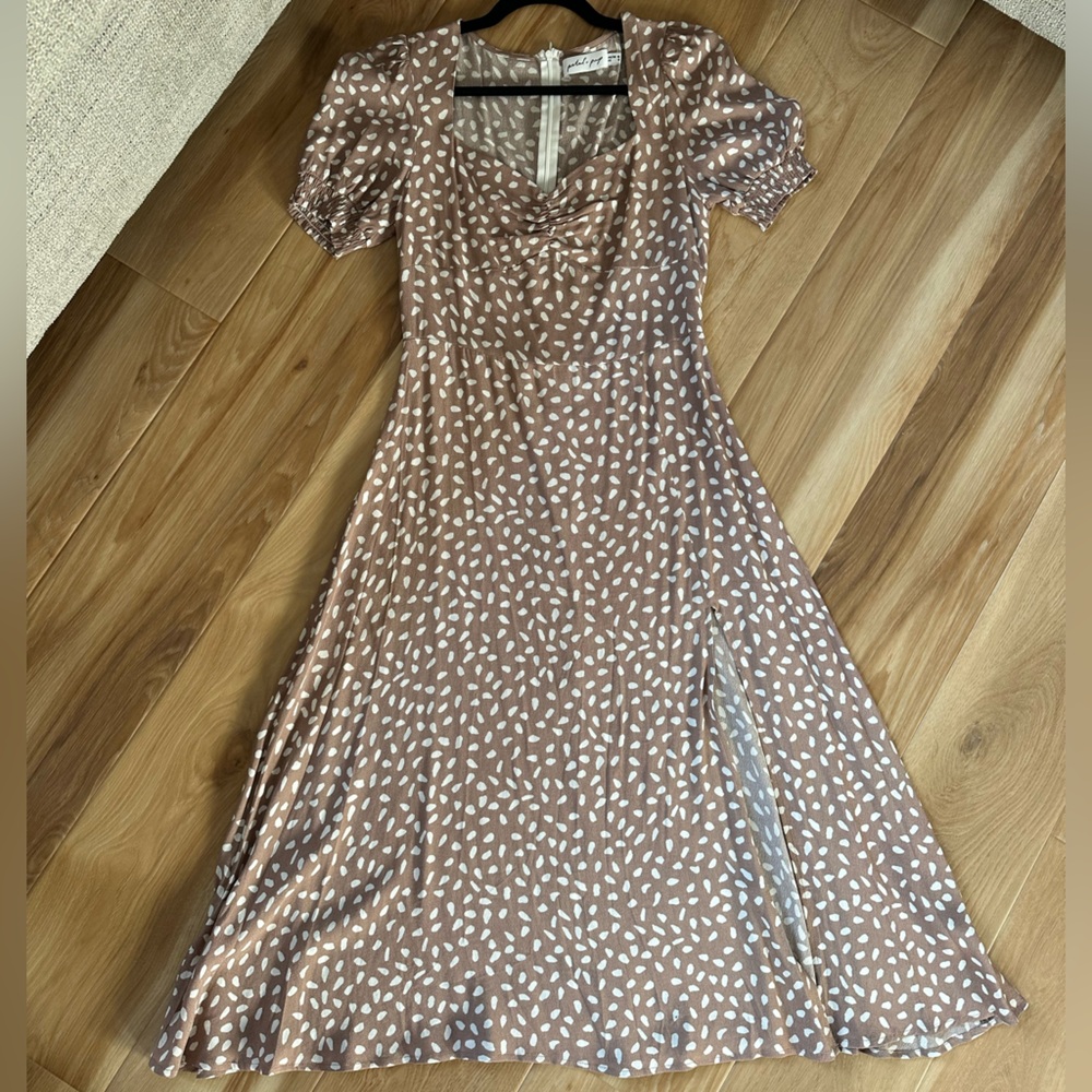 Petal & Pup Franklin Midi Dress - Mocha